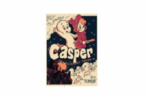 【Caspers】【キャスパー】ポスター【魔女】【幽霊】【ゆうれい】【おばけ】【オシャレ】【壁】【アニメ】【アメコミ】【アメリカ】【グ