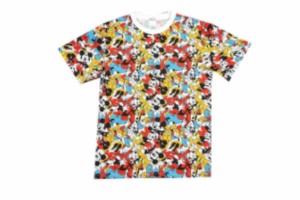 【ディズニーキャラクター】Tシャツ【L】【ぎっしり】【ミッキーマウスとフレンズ】【ミッキーマウス】【ミッキー】【みっきー】【ディズ