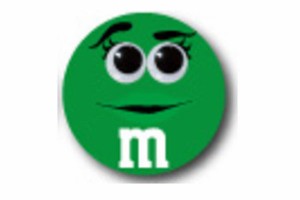 【アメリカン雑貨】【M&MS】缶バッチ【グリーン】【エムアンドエムズ】【アメキャラ】【カンバッジ】【バッチ】【缶】【コレクター】【キ