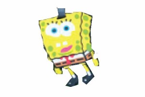 【スポンジボブ】ジャンボラゲッジタグ【SpongeBob】【ボブ】【スポンジ・ボブ】【キャラ】【アニメ】【キーホルダー】【キーリング】【