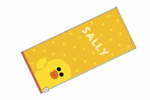 【LINE FRIENDS】【ラインフレンズ】フェイスタオル【ハローサリー】【コニー】【ブラウン】【ライン】【携帯】【SNS】【スタンプ】【タ