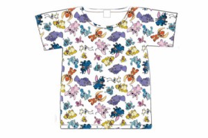 【ディズニーキャラクター】Tシャツ【L】【パターン】【エイリアン】【スティッチ】【リロアンドスティッチ】【すてぃっち】【ディズニー