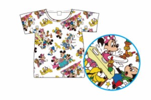 【ディズニーキャラクター】Tシャツ【130】【パターン】【ミッキーマウスとフレンズ】【ミッキーマウス】【ミッキー】【みっきー】【ディ