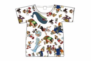 【ディズニーキャラクター】Tシャツ【L】【パターン】【ピノキオ】【ディズニー】【映画】【アニメ】【シャツ】【ティーシャツ】【服】【