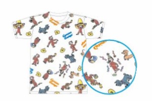 【おさるのジョージ】Tシャツ【110】【パターン】【フレンズ】【ジョージ】【ひとまねこざる】【Curious George】【絵本】【アニメ】【キ