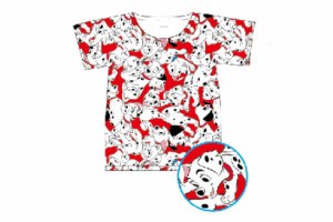 【ディズニーキャラクター】Tシャツ【130】【ぎっしり】【101匹わんちゃん】【ディズニー】【映画】【アニメ】【シャツ】【ティーシャツ