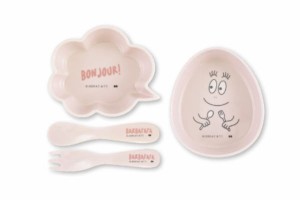 【バーバパパ】【BARBAPAPA】メラミンセット【ピンク】【バーバ】【バーバママ】【フランス】【絵本】【アニメ】【プレート】【お皿】【