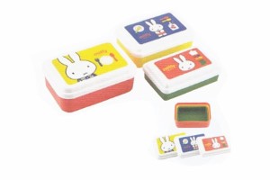 【miffy】【ミッフィー】入子式ふわっとシール容器3Pセット(長方形)【ウサギ】 【ミッフィーちゃん】【キャラ】 【ナインチェ・プラウス