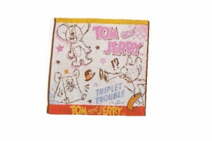 マル4105000800　【トムとジェリー】【Tom and Jerry】キャリータオル【トラブルジェリー】【トム】【ジェリー】【ワーナー】【アニメ】