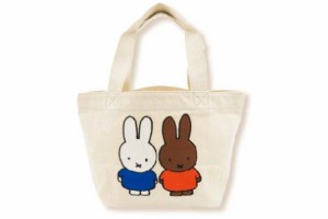 マリDBM-860  【miffy】【ミッフィー】刺繍ランチトートバッグ【ミッフィーとメラニー】【ウサギ】 【ミッフィーちゃん】【ナインチェ・