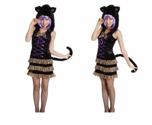 最終価格！　モンスター キャットねこ　キャット　猫　仮装　衣装　集団仮装　コスプレ　コスチューム　ハロウィン　パーティ　イベント