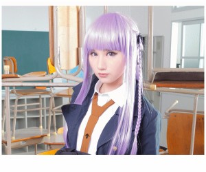 耐熱アニメＷＩＧ ストレートロング ホワイトライラックウィッグ　カツラ　 ハイクオリティーな本格コスプレ用耐熱ウイッグ☆AOIコレクシ