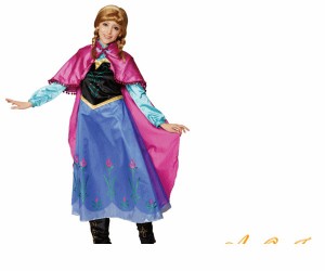 レディ　95R324　アナアナと雪の女王　仮装　パーティ　プリンス　Princess Anna of Arendelle　Frozen　ディズニー映画アナと雪の女王　