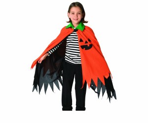 キッズ　ハロウィンパンプキンマントパンプキン　マント　かぼちゃ　ハロウィン　コスプレ　コスチューム　衣装　仮装　かわいい