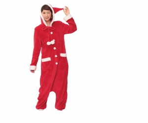 レディ　オールインワンサンタSweet Soft　サンタ　クリスマス　仮装　衣装　コスプレ　コスチューム　サンタクロース　パーティ　イベン