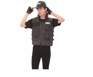 UNISEX　スピードスワットスワット　警察　ハロウィン　コスプレ　コスチューム　衣装　仮装　集団仮装　集団コスプレ　かわいい