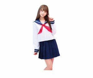 レディ　ハツコイセーラーセーラー服　セーラー　学生　学校　ガール　仮装　衣装　集団仮装　集団コスプレ　コスプレ　コスチューム　ハ