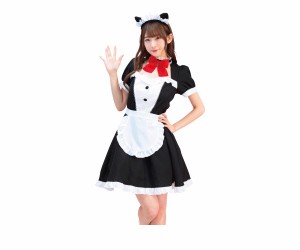 レディ　ネコミミメイドメイド　メイド服　メイドガール　ガール　仮装　衣装　集団仮装　集団コスプレ　コスプレ　コスチューム　ハロウ