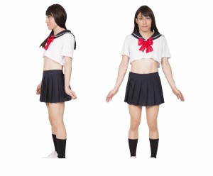 メンズ　ホットボーイショートセーラーセーラー服　制服　学校　学生　女装　仮装　衣装　コスプレ　コスチューム　ハロウィン　パーティ