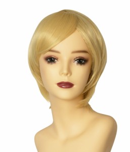 クリ　【送料無料】 【Belle Wig ショート カナリアゴールド】【衣装】【ハロウィン】【仮装】【コスプレ】【コスプレイヤー】【アニメ 