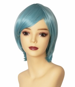 クリ　【送料無料】 【Belle Wig ショート マーメイドブルー】【衣装】【ハロウィン】【仮装】【コスプレ】【コスプレイヤー】【アニメ 