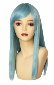 クリ　【送料無料】 【Belle Wig ミディアム マーメイドブルー】【衣装】【ハロウィン】【仮装】【コスプレ】【コスプレイヤー】【アニ 