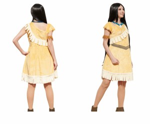 　レディ　ポカホンタスPocahontas　ネイティブアメリカン　ディズニー　Disney　ハロウィン　コスプレ　コスチューム　衣装　仮装　集団