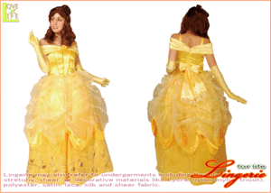 【レディ】【95R086】ベル　レディ ドレス【美女と野獣】【Disney】【ディズニー】 【お姫様】【パーティ】ディズニーのプリンスセレクシ
