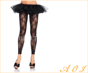 【レディ】【78P88】【LEG AVENUE】フローラルレースフットレスタイツ【レッグアベニュー】【USA】【アメリカ】【ブランド】【パーティ】