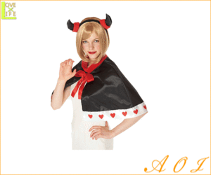 【GOODS】デビルケープセット【ケープ】【マント】【セット】【簡単】【変身】【ハロウィン】【小物】【コスチューム】【装飾】【イベン