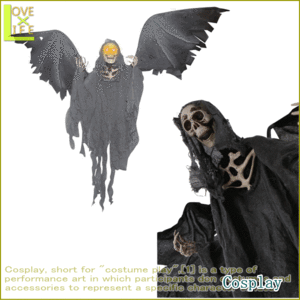 Animated Flying Reaper【死神】【2012年新作】当店の人気ハロウィン！シリーズ☆オバケやゴーストがウヨウヨ♪怖いグッズで