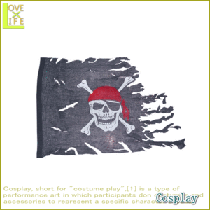 Tattered Pirate Flag 【フラッグ】【劣化】【2012年新作】当店の人気ハロウィン！シリーズ☆オバケやゴーストがウヨウヨ♪怖