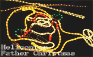 ヘリコプターサンタ　クリスマス　イルミネーション【２０ 】【】【クリスマス】【イルミネーション】【電飾】【モチーフ】【大