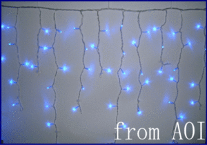 LED　イルミネーション　ＬＥＤ　カーテンライト　【50球】ブルー【】【LED】【50 】【クリスマス】【イルミネーション】【電飾