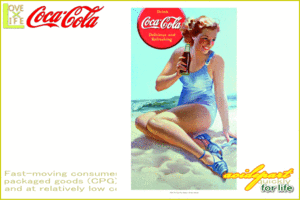 【コカ・コーラ】【COCA-COLA】コカコーラ ポスター【Beach】【POSTER】【看板】【コーク】【アメリカン雑貨】【ドリンク】【ブランド】