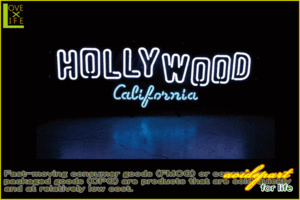 【ネオン】HOLLYWOOD【ハリウッド】【カフェ】【BAR】【バー】【レストラン】【飲食店】【ショップ】【ネオンライト】【電飾】【LED】【