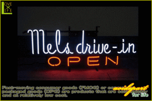 【アメリカン雑貨】ネオン サイン【MEL'S DRIVE-IN】【アメリカ雑貨】【ネオンライト】【電飾】【BAR】【インテリア】【アメリカ】【USA