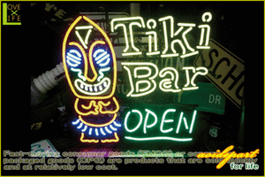 【アメリカン雑貨】ネオン サイン【TIKI BAR】【アメリカ雑貨】【ネオンライト】【電飾】【BAR】【インテリア】【アメリカ】【USA】【か