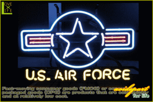 【アメリカン雑貨】ネオン サイン【US AIR FORCE2】【アメリカ雑貨】【ネオンライト】【電飾】【BAR】【インテリア】【アメリカ】【USA】