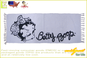 【アメリカン雑貨】【BettyBoop】キッチンマット ベティ コットンマット【COTTON MAT】【マット】【敷物】【ベティ ブープ】【アメキャラ