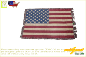 【アメリカン雑貨】【USA FLAG SERIES】USAマット ジャイアントハーフマット【フロアマット】【玄関マット】【マット】【敷物】【雑貨】