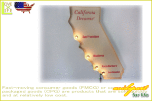 【アメリカン雑貨】アメリカンサインウィズライト【CALIFORNIA DREAMIN】【ホワイト】【カリフォルニア】【アメリカンサイン】【雑貨】【