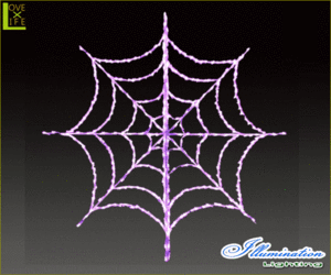 【ハロウィン】クモの巣【S】【クモ】【スパイダー】【クリスマス】【イルミネーション】【電飾】【装飾】【飾り】【パーティ】【イベン