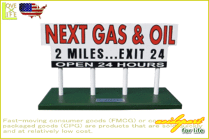 【アメリカン雑貨】セールスマンズサンプル【NEXT GAS OIL】【プレート】【アメリカ雑貨】【看板】【ボード】【販売促進ミニチュア看板】