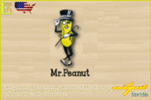 【送料無料】【アメリカン雑貨】【WAPPEN】ワッペン【Mr.Peanut】【ミスターピーナッツ】【わっぺん】【アイロンパッチ】【アメキャラ】