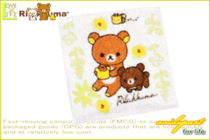 【リラックマ】ミニタオル【お花】【りらっくま】【たおる】【RILAKKUMA】【サンエックス】【ゆるキャラ】【生活雑貨】【キャラクター】