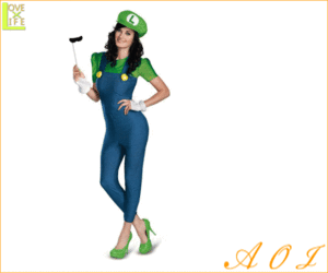 【レディ】ルイージ【Luigi】【スーパーマリオ】【ゲーム】【任天堂】【キャラクター】【仮装】【衣装】【コスプレ】【コスチューム】【