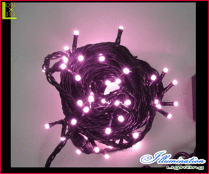 【20 】チェリーピンク ストレートライト【100球】【LEDライト】【LED】万能のストレートライトに新色登場！お菓子のようなピンクです♪