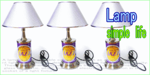 ロサンゼルス・レイカーズ【Los Angeles Lakers】　バスケットボール　ランプ【Lamp】！コレ電気ですので机に置いて使ってもGOOD！白熱球