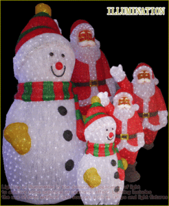 LEDアクリル【サンタクロース】【ミニ】【60cm】サンタ　今年は一段とクォリティーがたかい！　LEDイルミネーション　【LED】【２０ 】【